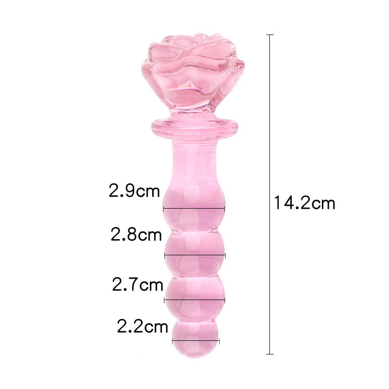 Rose Anal Glass