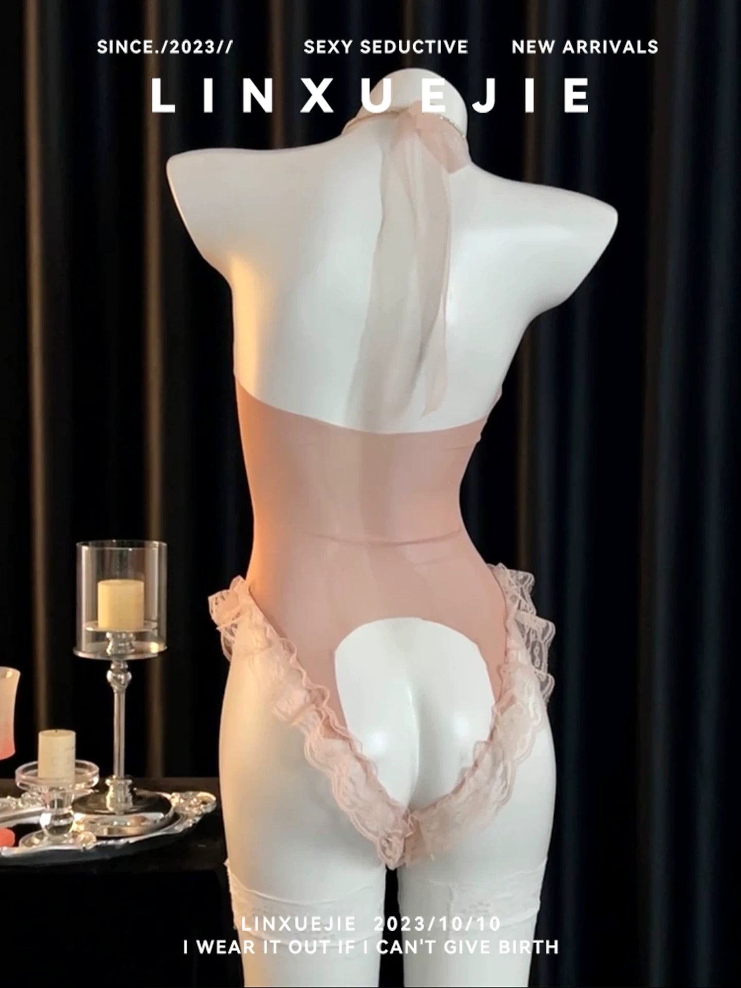 Pink Bow Romantic Bodysuit