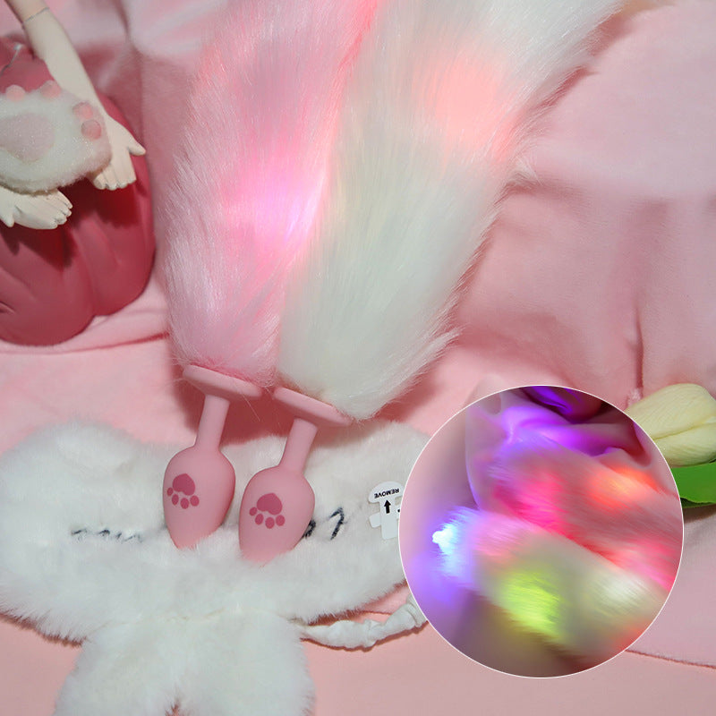 Rubber Buttplug With A Shining Light Tail Sofyee Rubber Buttplug With A Shining Light Tail Sofyee