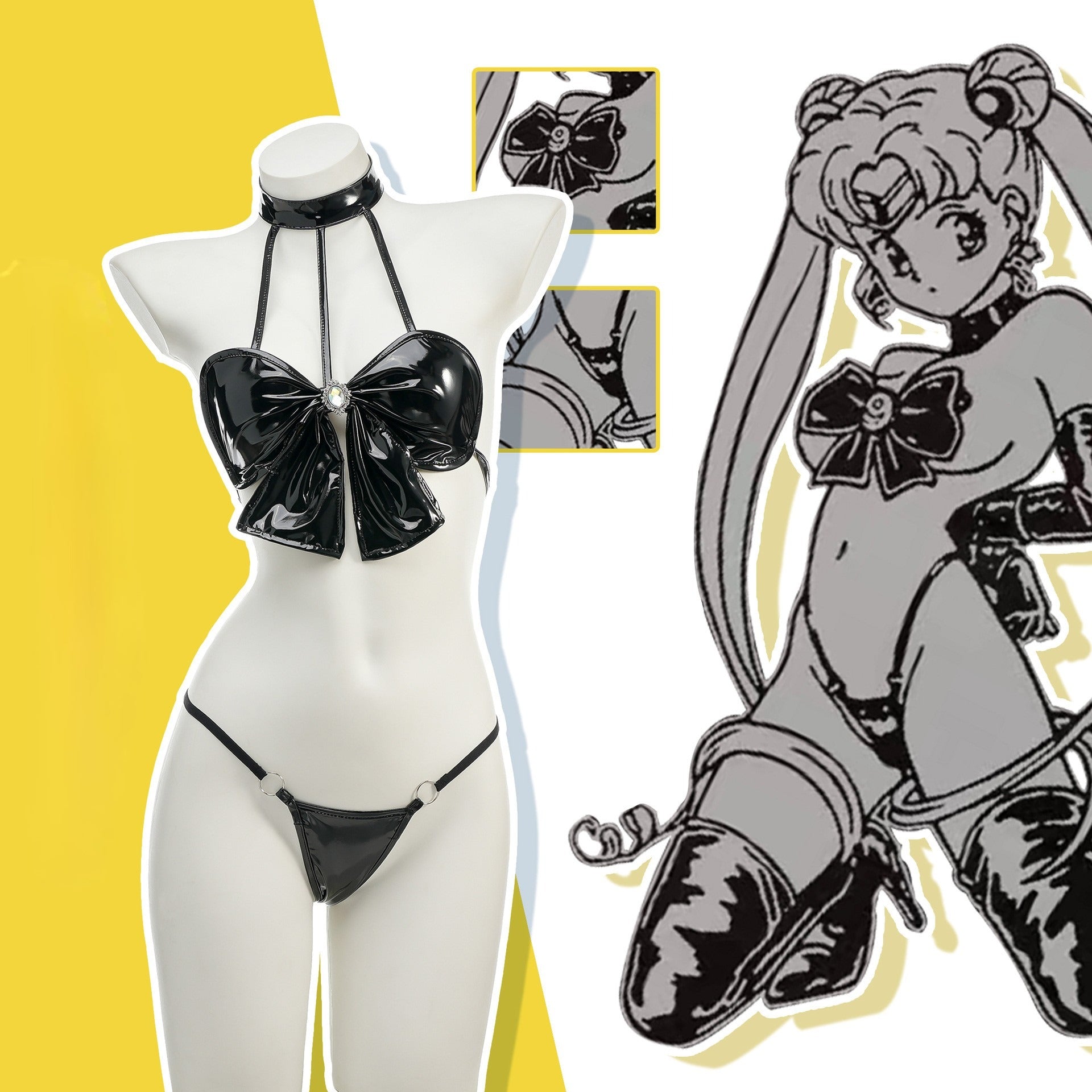 Sailor Moon Sexy Cute Anime Kawaii Bikini Lingerie Sofyee Sailor Moon Sexy Cute Anime Kawaii Bikini Lingerie Sofyee
