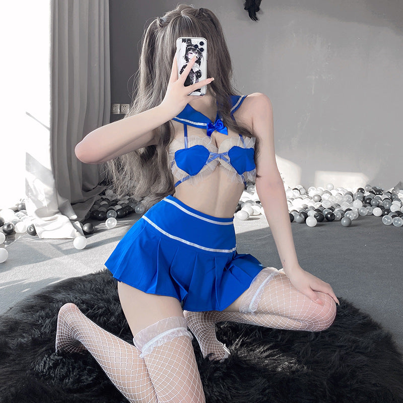 Sofyee Sexy Anime School Girl Gothic Heart Costume