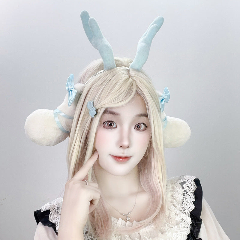 Pink Xmas Ear Deer Ears