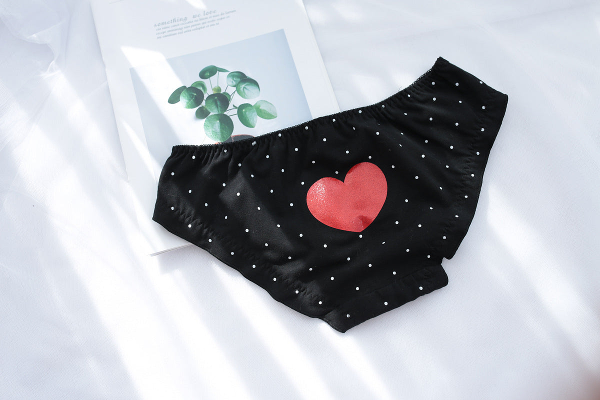 ハートのドットパステル美的 Tumblr キャンディ 日本のかわいいかわいいスウィーティーベビーパンティー