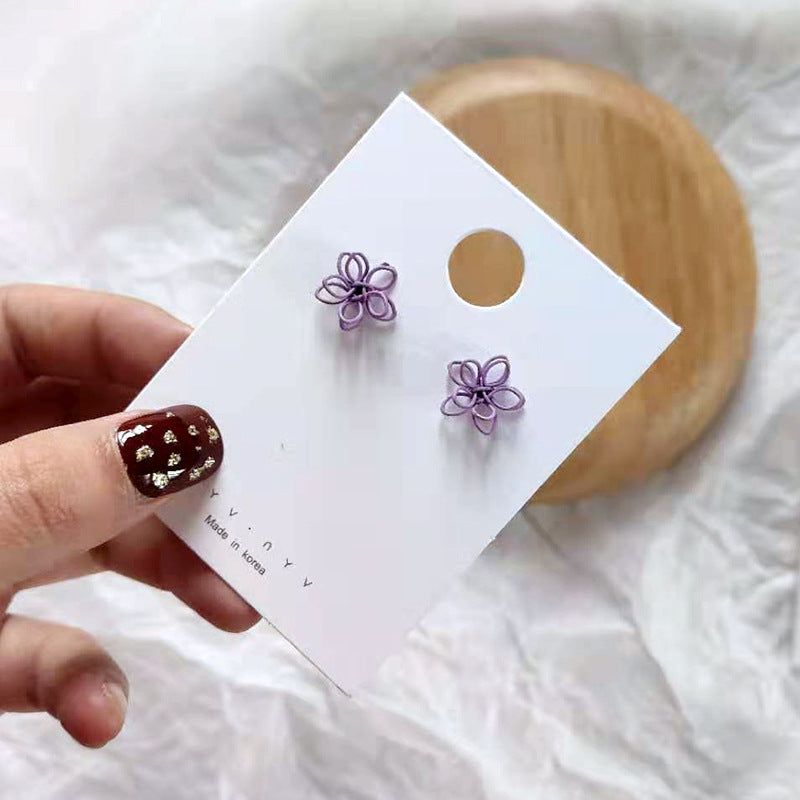 Korean girl ins style cute earrings