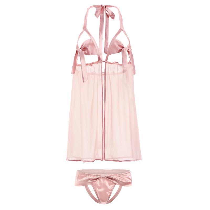 Fairy Elegance High End Pretty Sexy Sheer White Lingerie Set