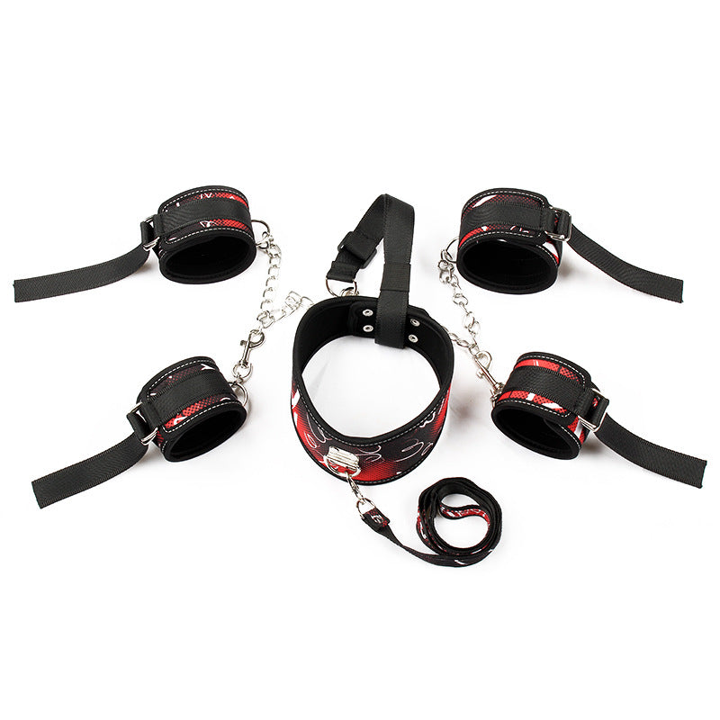 Sofyee BDSM Adult Sexy Anti-Back Collar Handcuff Collar