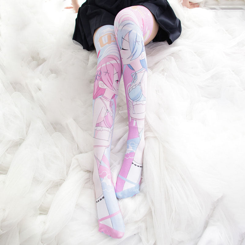 Anime Kawaii Manga Kawaii Knee High Long Socks