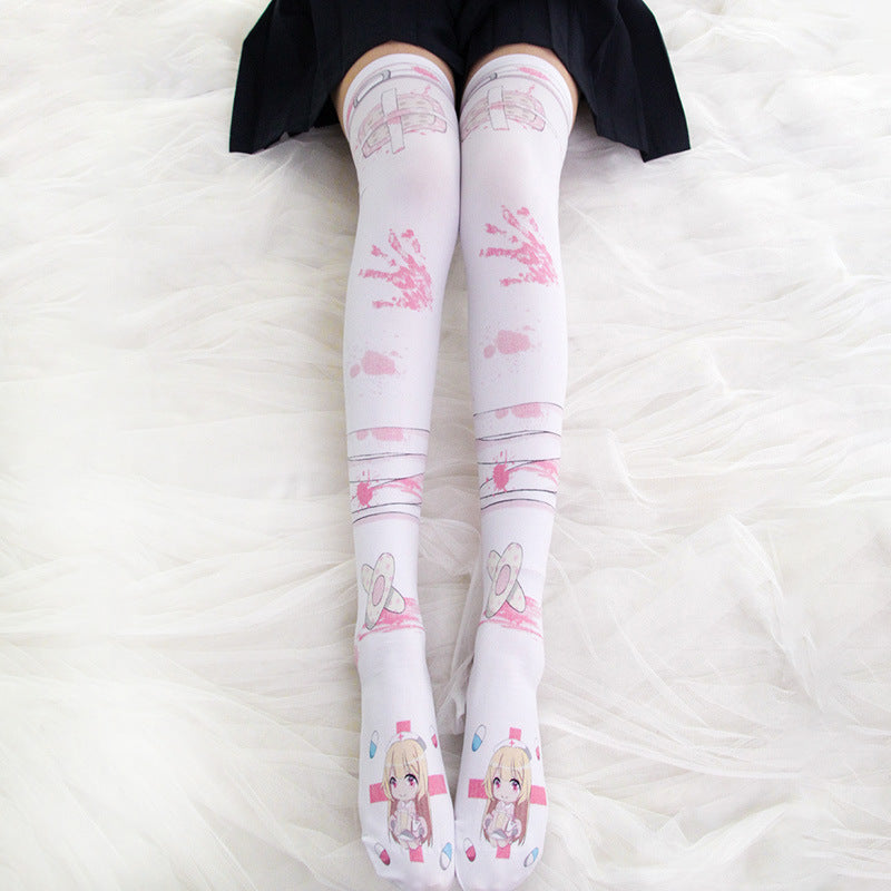 Anime Kawaii Manga Kawaii Knee High Long Socks