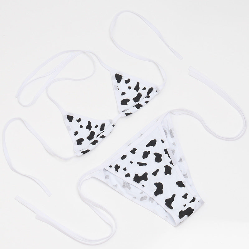 かわいい牛アニメマイクロビキニセット