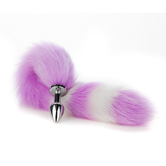 Wild Real Furry Cosplay Cat Long Butt Plug Tail - 40cm Long