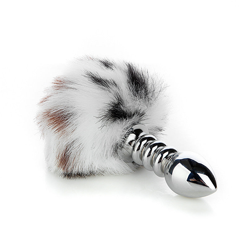 Sexy Kawaii Anime Removable Black Real Furry Cosplay Bunny Adult Anal Butt Plug Tail