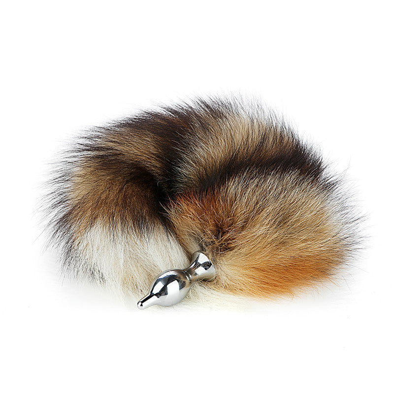 Wild Real Furry Cosplay Cat Long Butt Plug Tail - 40cm Long