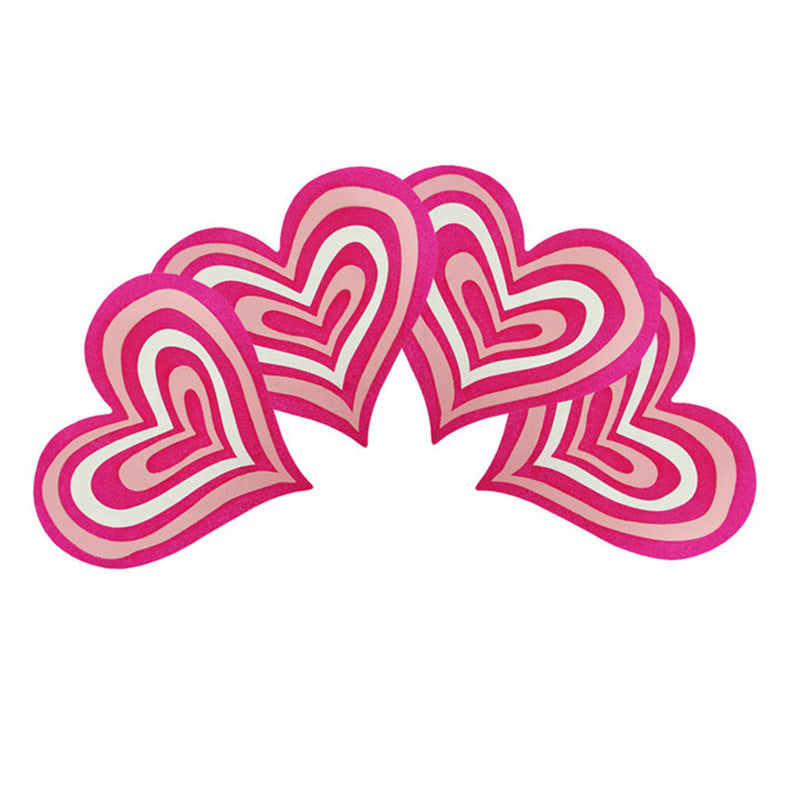 Kawaii Tits Nipple Heart Strawberry Stickers