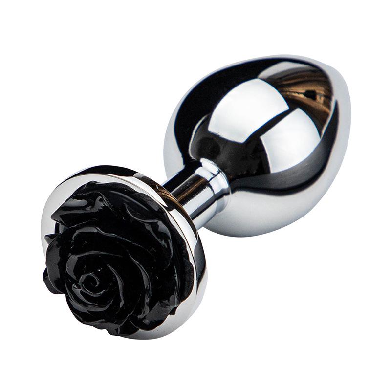 Rose Girl Butt Plug- Black Sofyee Rose Girl Butt Plug- Black Sofyee