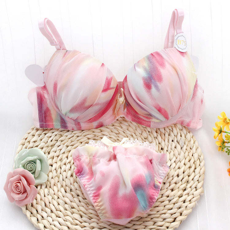 Pastel Eye Candy Underwire Demi Bra & Panty Set
