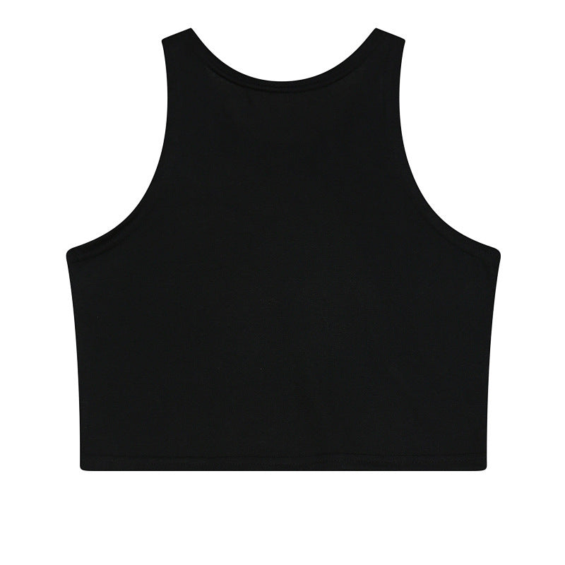 Sweet Girl Graphic Cropped Top