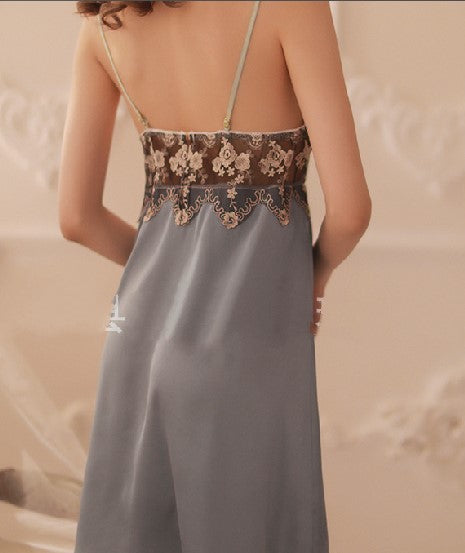 セクシーなナイトドレス パジャマ レースストラップ 伸縮性包帯セット