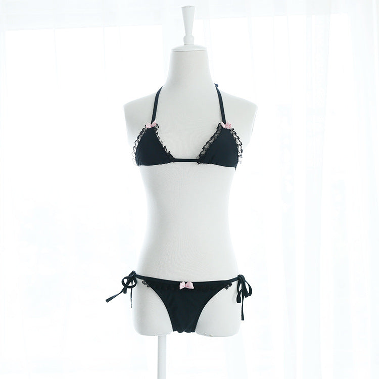 アミン マイクロ しまぱん かわいい コスプレ衣装 水着 ビキニセット