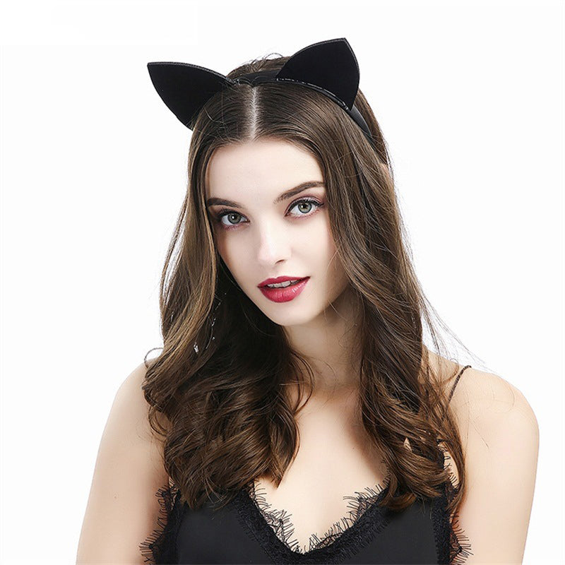 Anime Black Cat ear Headband Christmas Party Headband