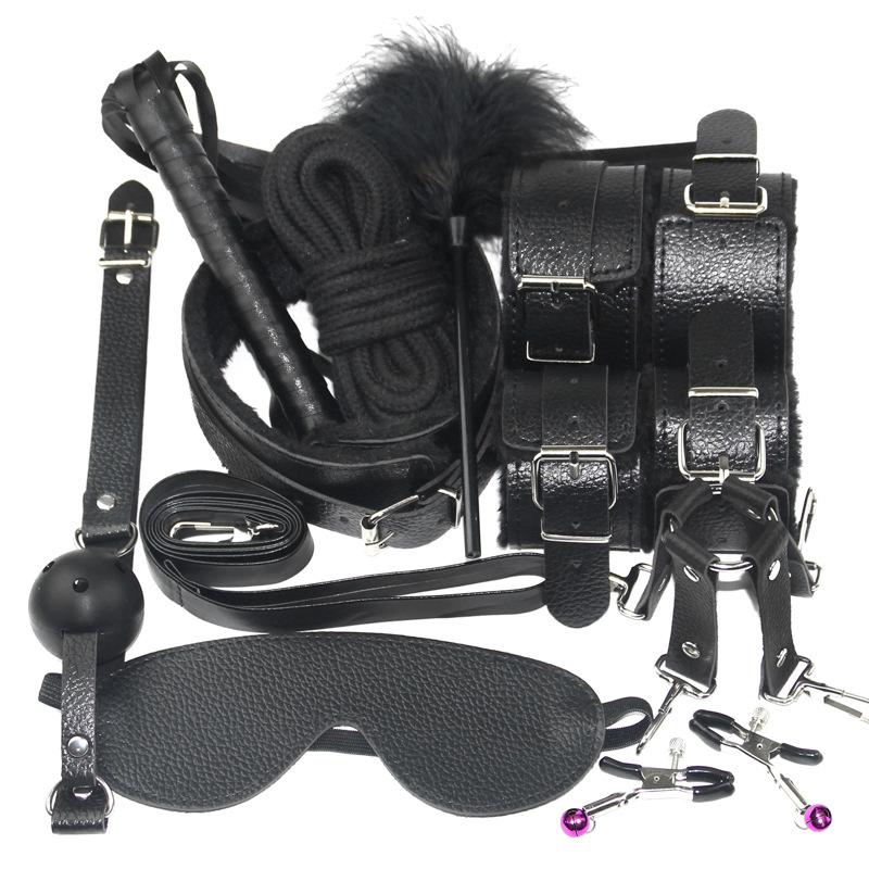 leather bdsm gear BDSM Gear 10PCS Set