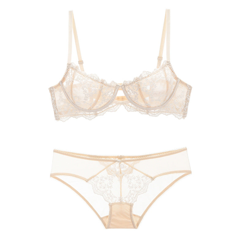 Complete Innocence See Through All Over Bra & Panty Set