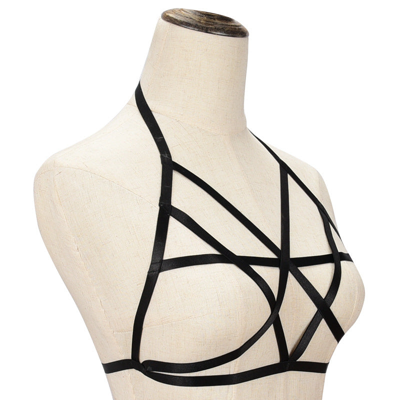 Gothic Bondage Straps Top