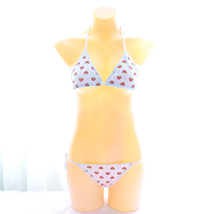 Amine Girly Micro SHIMAPAN Kawaii Cosplay Costume Bikini Set