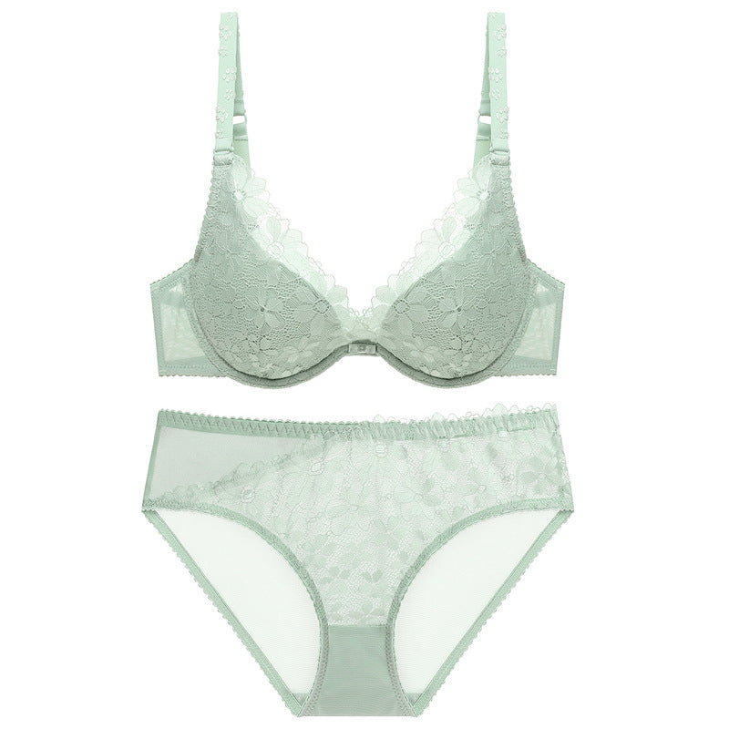 Serenity Floral Lace Bra & Panty Set