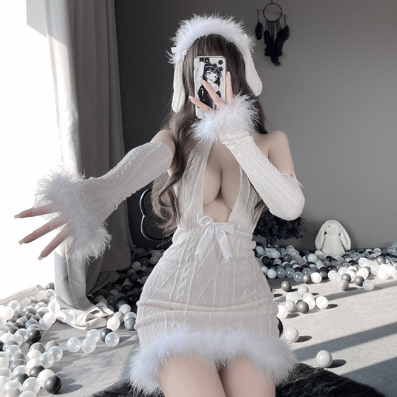 Virgin Killer Kawaii Open Sweater