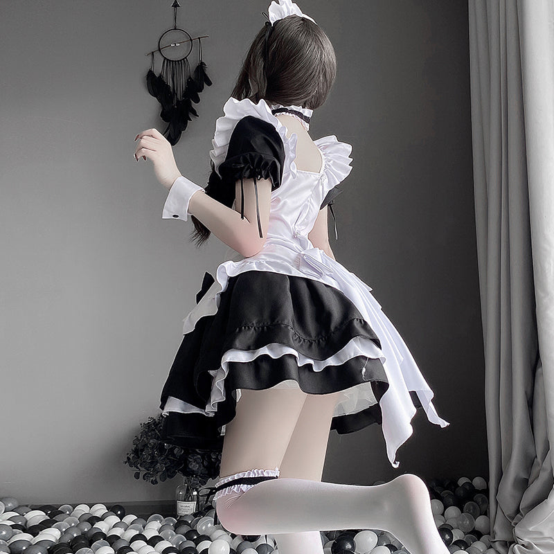 Japanese Sexy Maid Dress Set