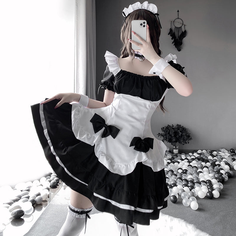 Japanese Sexy Maid Dress Set Sofyee Japanese Sexy Maid Dress Set Sofyee