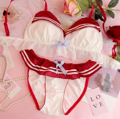 Pink Cartoon Pastel Lover Cute Sweetie Baby Bralette Set