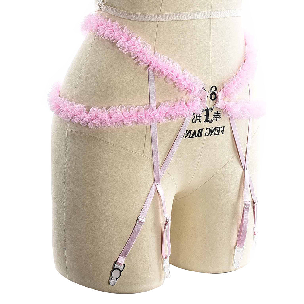 Pastel Lolita Heart Garter