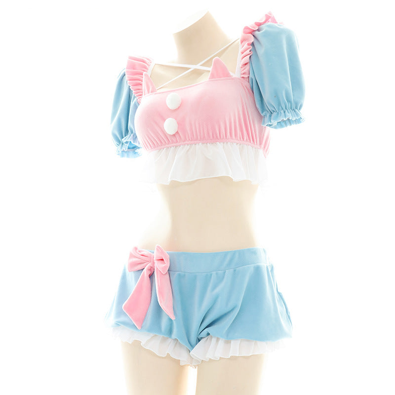 Japanese Kawaii Cat Kitten Girl - Winter