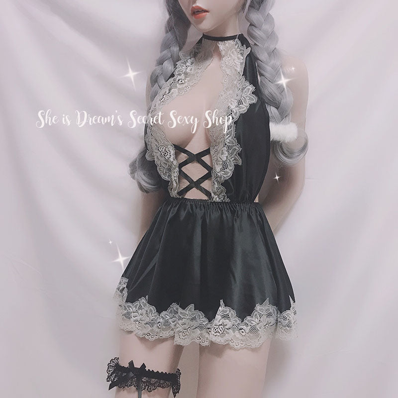 Fresh Lace Open Cup Sexy Sheer See Through Black Lingerie Set Sofyee Fresh Lace Open Cup Sexy Sheer See Through Black Lingerie Set Sofyee