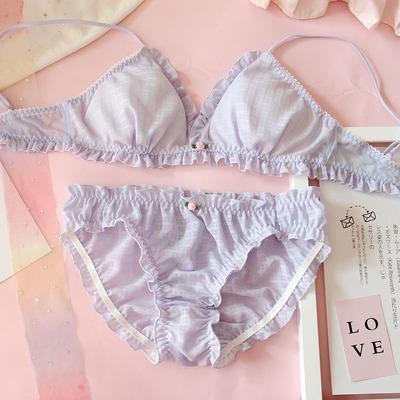 Rosa Cartoon-Pastell-Liebhaber-niedliches Sweetie-Baby-Bralette-Set