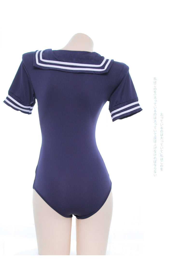 Japanese Sexy Anime Bikini School Swimsuit-Bowknot