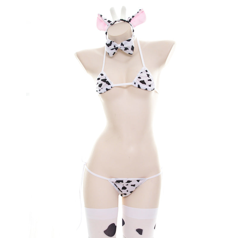 Sexy Kawaii Cow Girl Kostüm Dessous Set