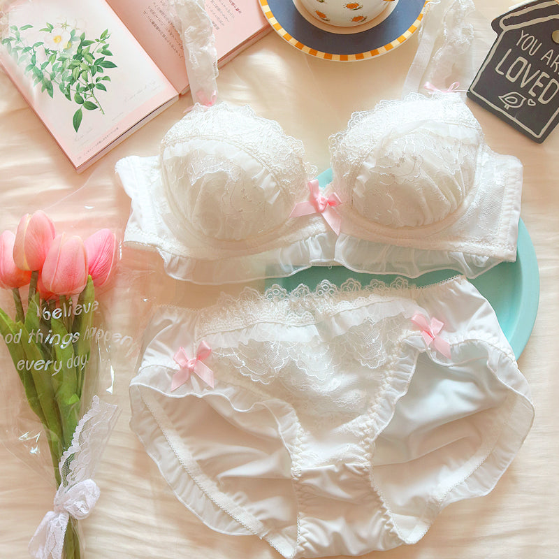 Pink Angel Japanese Cute Bra Set