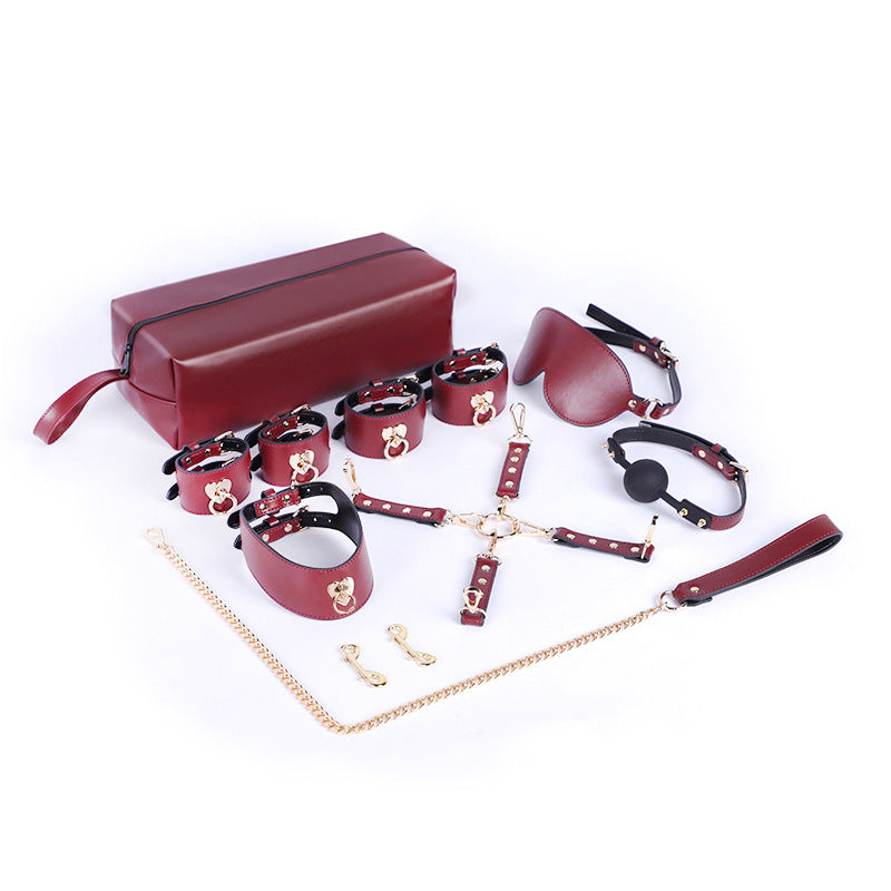 Kawaii Pink Angel Soft BDSM Lover Gothic Bondage 8 PCS Set