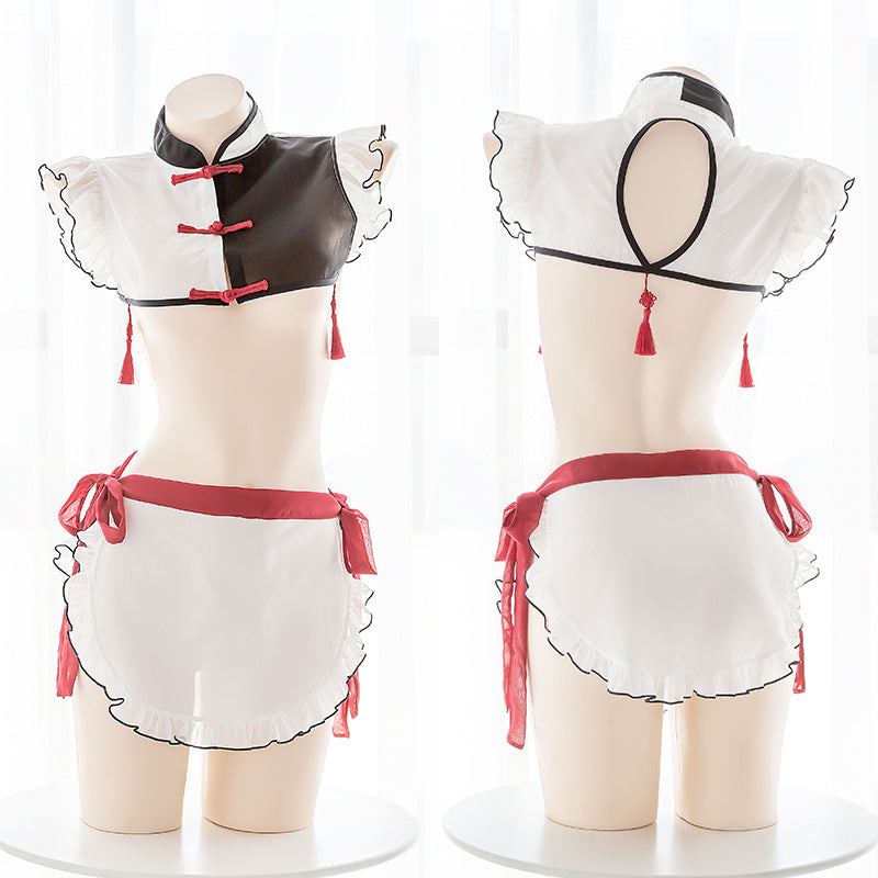 Sexy Anime Kawaii Japanese Old Style Maid Set