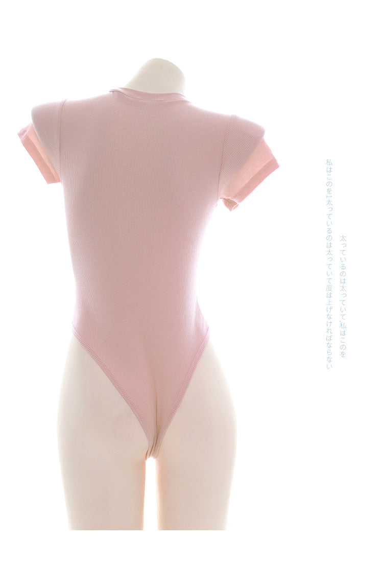 Japanese Sexy Anime School Swimsuit-Pink