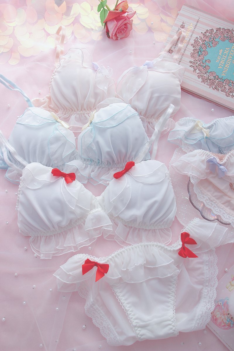 Sofyee Snow White Ruffle Sweetie Baby Bralette Set