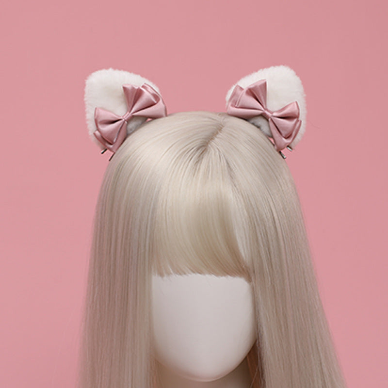 Cat Ear Bow Headband