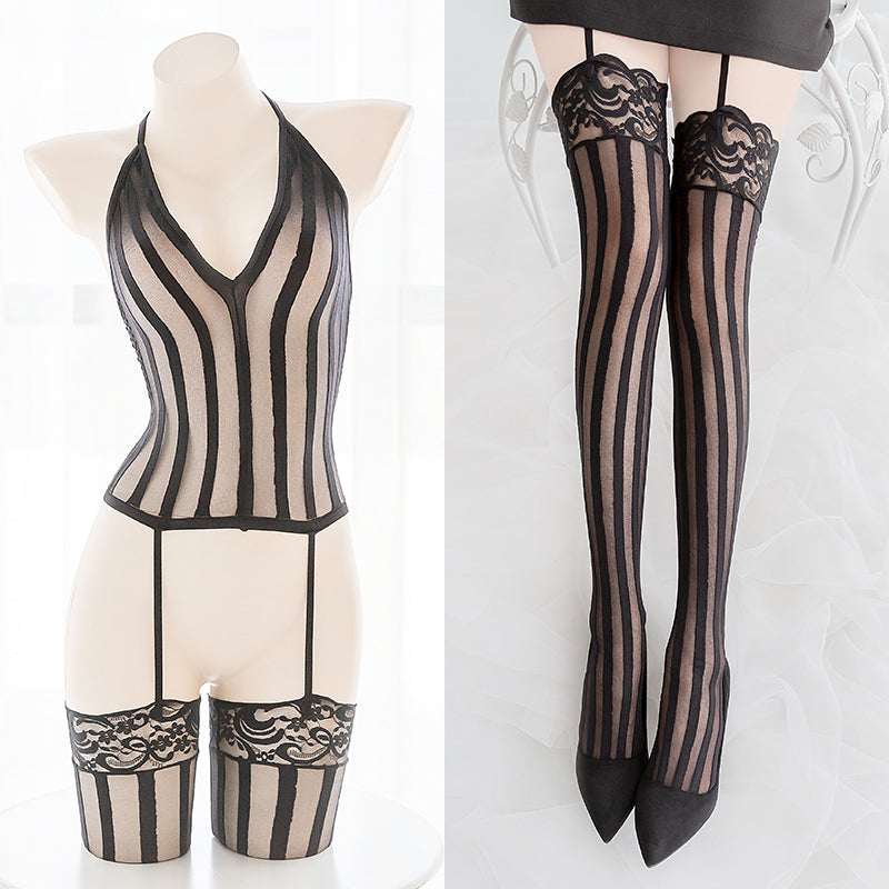 Garter Belts Sexy Black Sheer Full Body Bondage Fishnet Body Stocking Sofyee Garter Belts Sexy Black Sheer Full Body Bondage Fishnet Body Stocking Sofyee