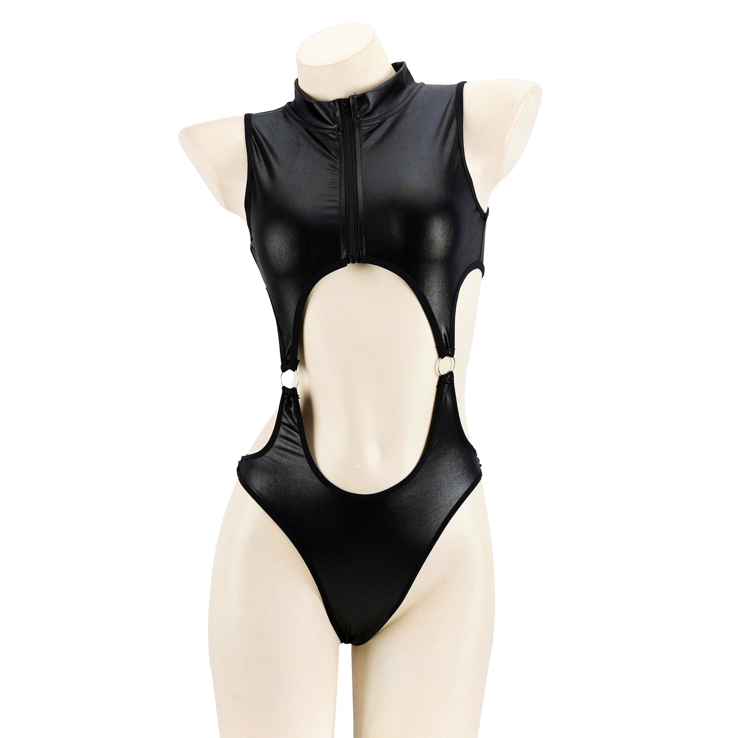 Open Japanese Cute Black Hole Swimsuit