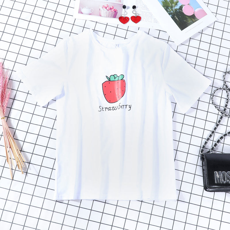 Aesthetic Strawberry Skirt