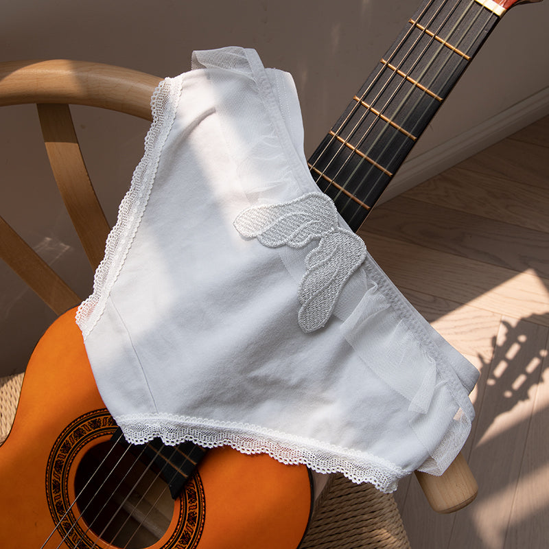 Japanese cute angel wings low waist briefs