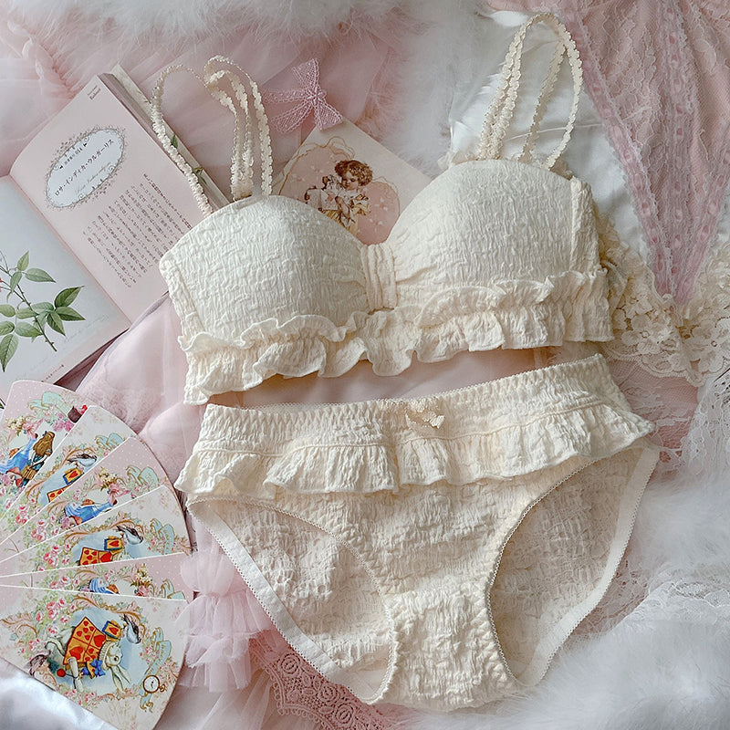 Japanese Cute Sexy Sweet No Steel Ring Underwear Set Sofyee Japanese Cute Sexy Sweet No Steel Ring Underwear Set Sofyee