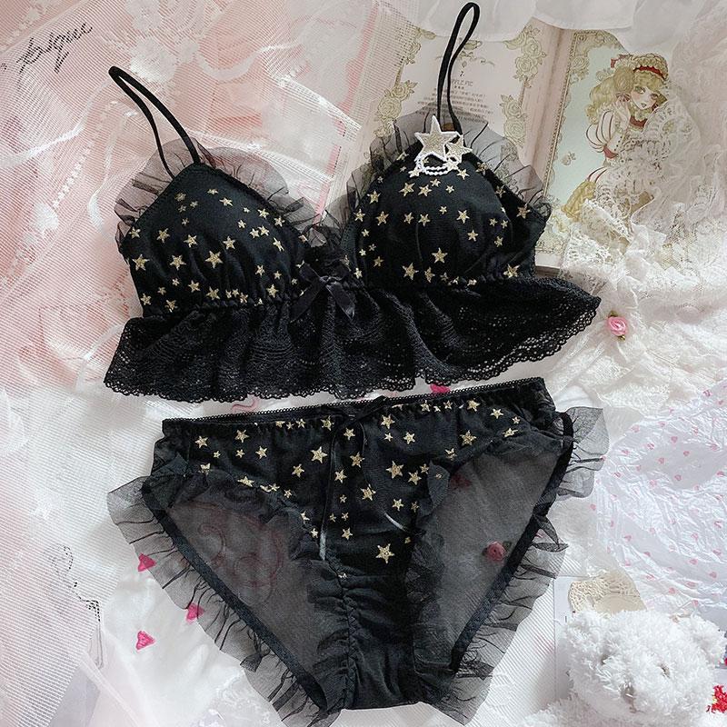 THE BUTTERFLY TRIANGLE BRA SET